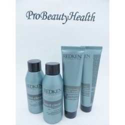 Redken Men's Clean Shampoo and Fresh Rush Body Wash 1.7oz