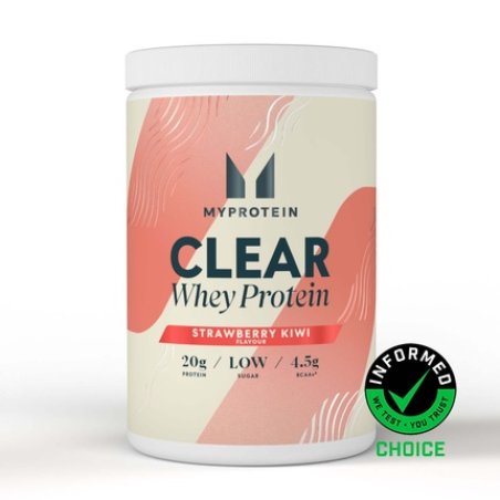 MyProtein Clear Whey Isolate Protein Powder – Strawberry Kiwi – 500G -