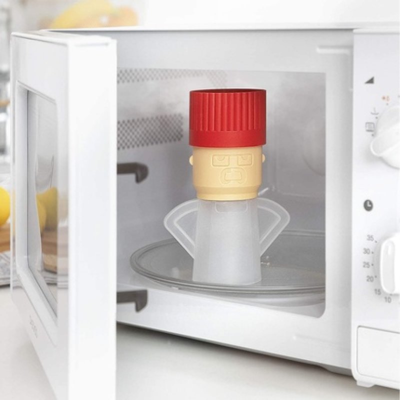 InnovaGoods Microwave Cleaner Fuming Chef Multicolor 6.5cm x 15.5cm x 11cm