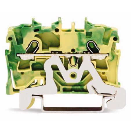 Wago 2001-1207 terminal block Green, Yellow