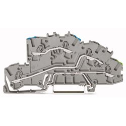 Wago 2003-7646 terminal block Grey