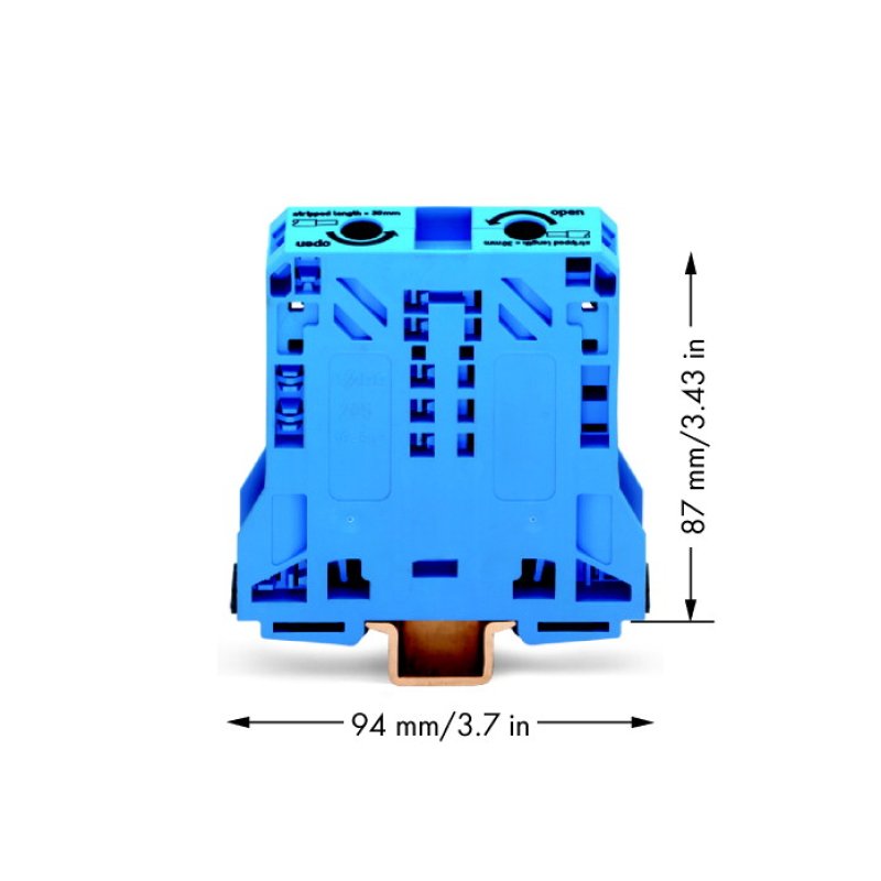 Wago 285-154 terminal block 2P