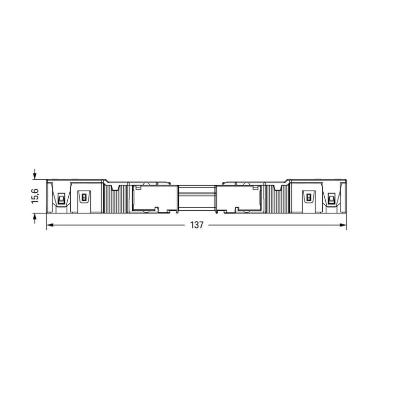 Wago 770-203/035-000 connecteur de fils Noir