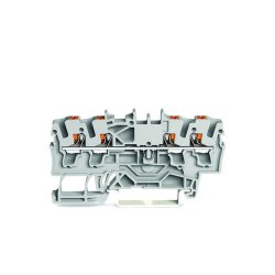 Wago 2202-1401 terminal block 4 Grey