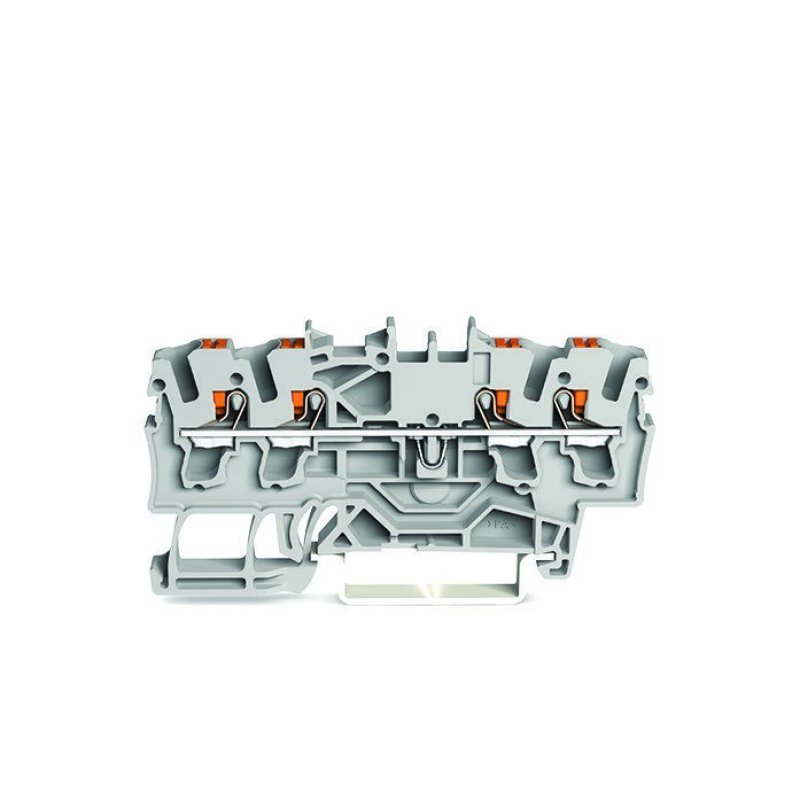 Wago 2202-1401 bornier 4 Gris