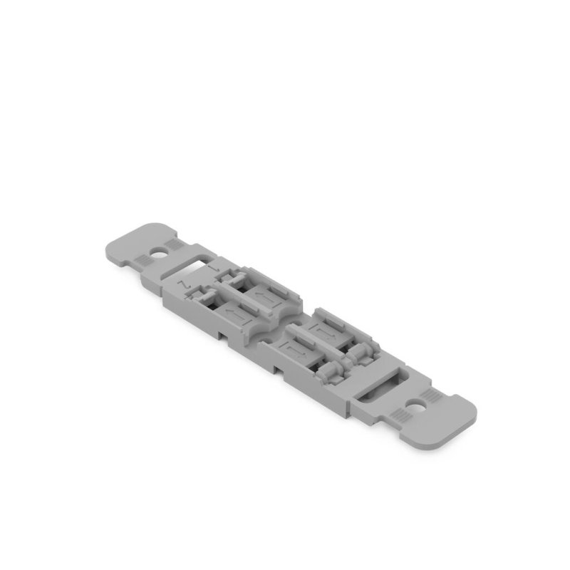 WAGO 221-2502 Befestigungsadapter mit Zugentlastung, 2-fach