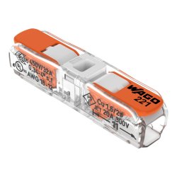 Wago 221-2401 bornier Transparent