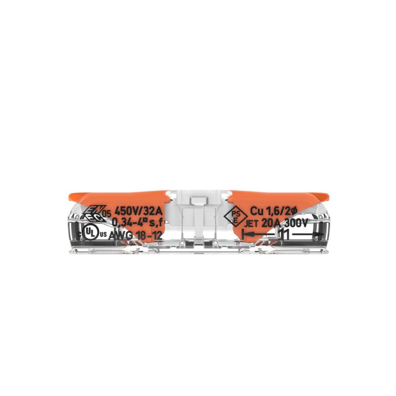 Wago 221-2401 terminal block Transparent
