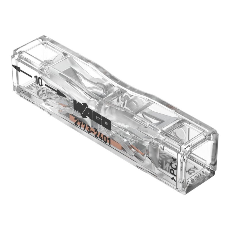Wago Inline Series Splice Connector, 2-Way, 0.75 - 4 mmВІ Wire