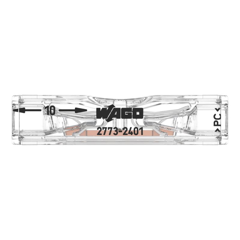 Wago 2773-2401 bornier Transparent
