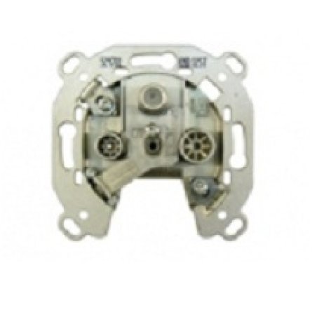Televes Antennendose Durchgang KMD12ST BK-Multimedia-Durchgangsdose 12dB