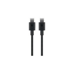 Wentronic 66318 USB cable USB 2.0 1 m USB C 0.48 Gbit/s Black