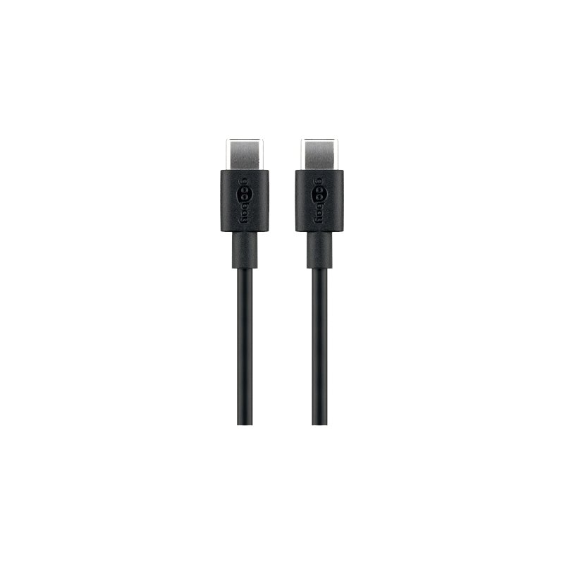Wentronic 66318 USB cable USB 2.0 1 m USB C 0.48 Gbit/s Black