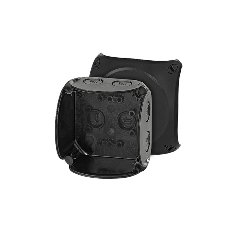 Hensel Kabelabzweigkasten bis KF 0200 B 2,5qmm o.Klemme, schwarz