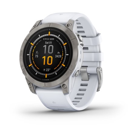 Garmin epix Pro (Gen 2) 3,3 cm (1.3") AMOLED 47 mm Numérique 416 x 416 pixels Écran tactile Titane Wifi GPS