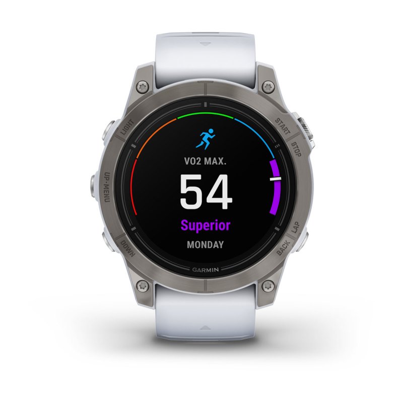 Garmin epix Pro (Gen 2) 3.3 cm (1.3") AMOLED 47 mm Digital 416 x 416 pixels Touchscreen Titanium Wi-Fi GPS (satellite)