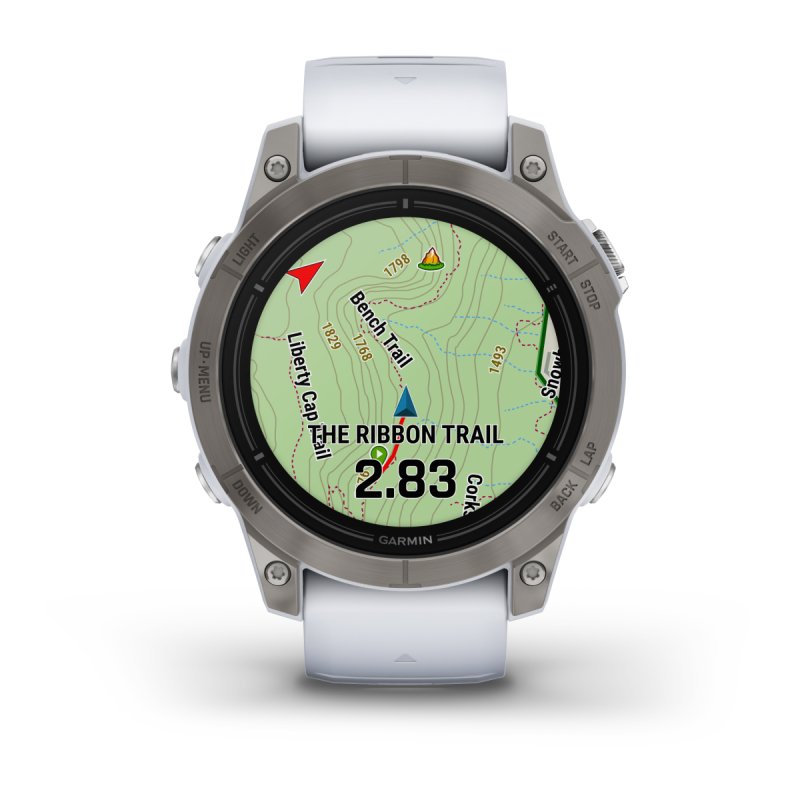 Garmin epix Pro (Gen 2) 3.3 cm (1.3") AMOLED 47 mm Digital 416 x 416 pixels Touchscreen Titanium Wi-Fi GPS (satellite)