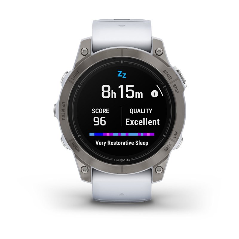 Garmin epix Pro (Gen 2) 3.3 cm (1.3") AMOLED 47 mm Digital 416 x 416 pixels Touchscreen Titanium Wi-Fi GPS (satellite)