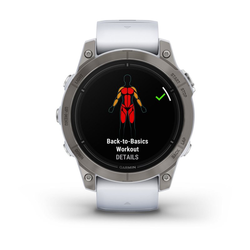 Garmin epix Pro (Gen 2) 3.3 cm (1.3") AMOLED 47 mm Digital 416 x 416 pixels Touchscreen Titanium Wi-Fi GPS (satellite)
