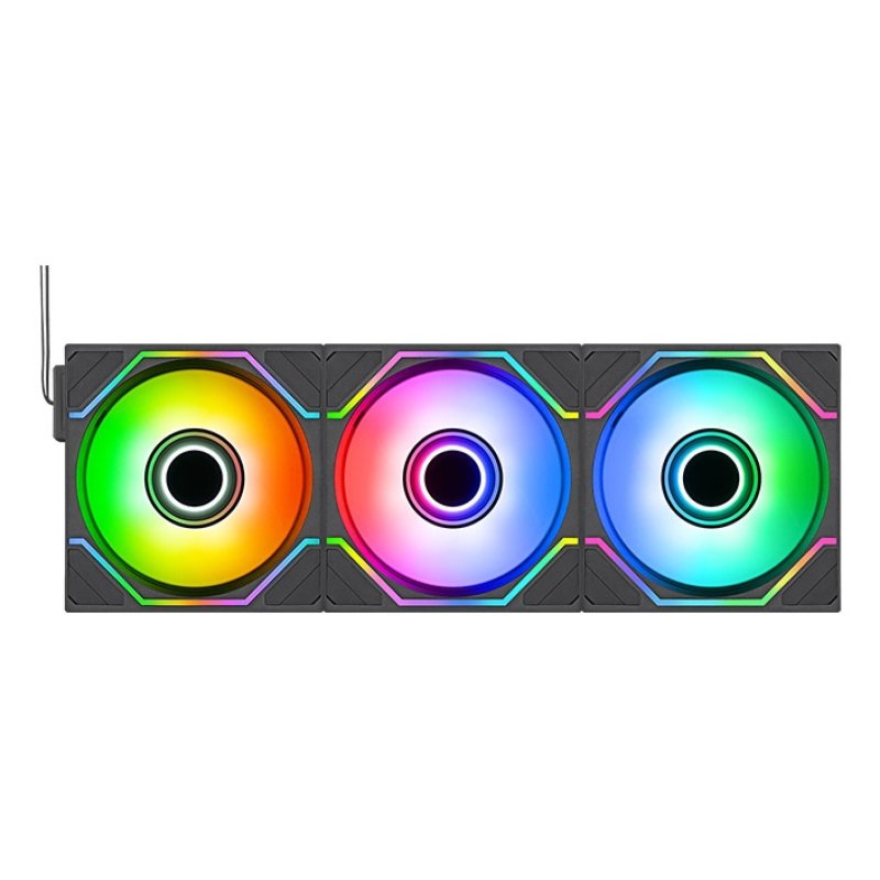SWAFAN 120 EX INFINITY ARGB Sync PC Cooling Fan (schwarz, 1er-Pack, 120 mm, 124 mm)