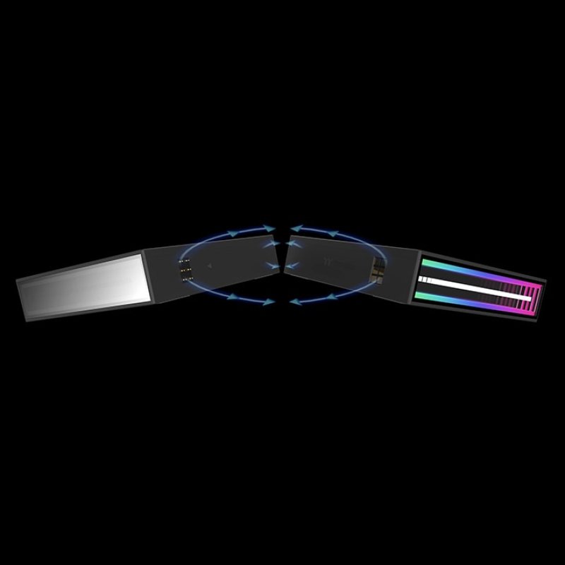 SWAFAN 120 EX INFINITY ARGB Sync PC Cooling Fan (schwarz, 1er-Pack, 120 mm, 124 mm)