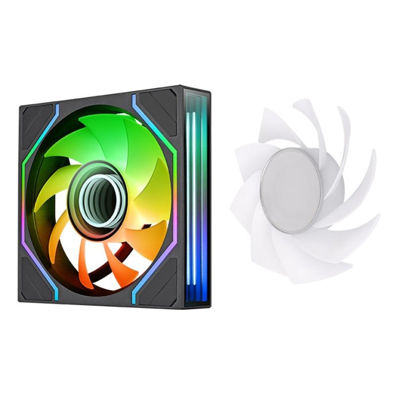 SWAFAN 120 EX INFINITY ARGB Sync PC Cooling Fan (schwarz, 1er-Pack, 120 mm, 124 mm)