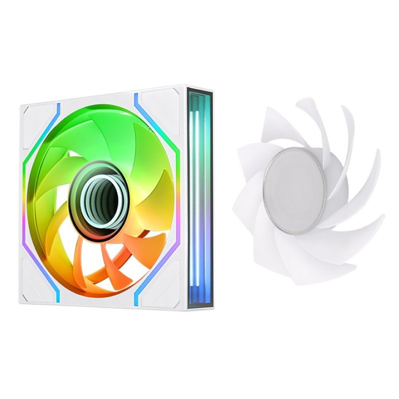 SWAFAN 120 EX INFINITY ARGB Sync PC Cooling Fan (weiß, 1er-Pack, 120 mm, 124 mm)