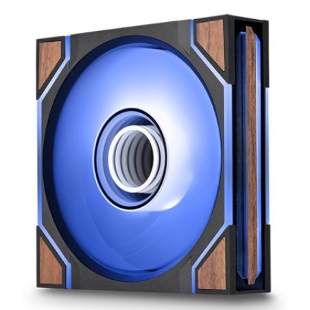SWAFAN 120 EX INFINITY ARGB Sync PC Cooling Fan Wood Edition (schwarz, 3er-Pack, 120 mm, 124 mm)