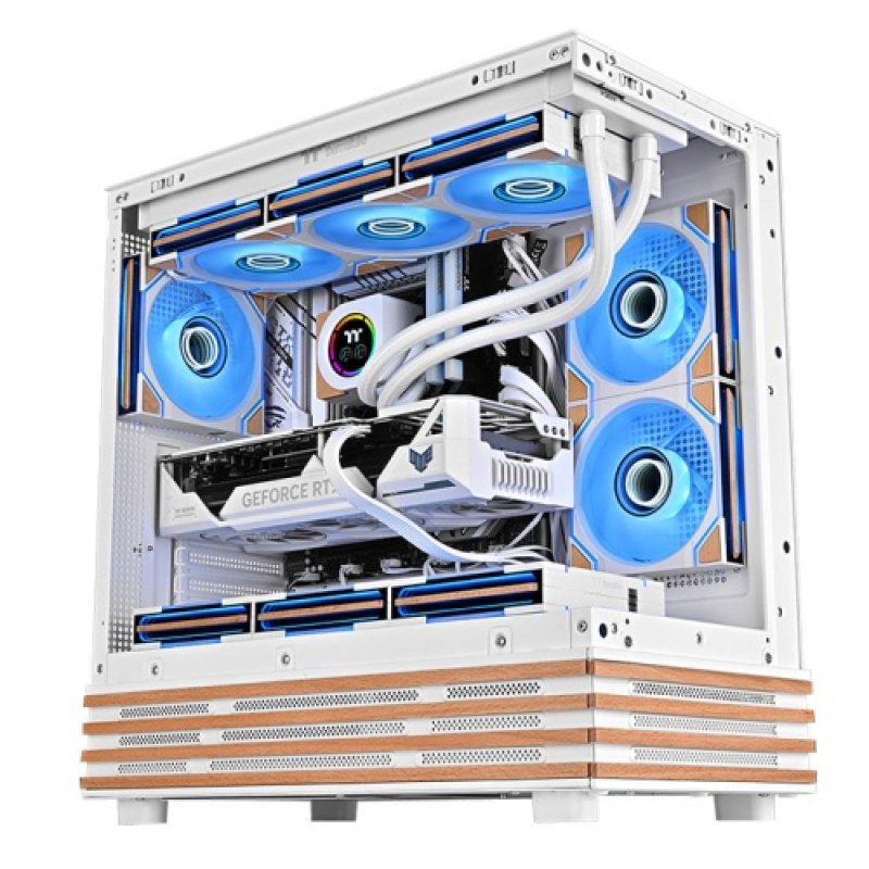 Thermaltake SWAFAN 120 EX INFINITY Boitier PC Ventilateur 12 cm Blanc, Bois 3 pièce(s)
