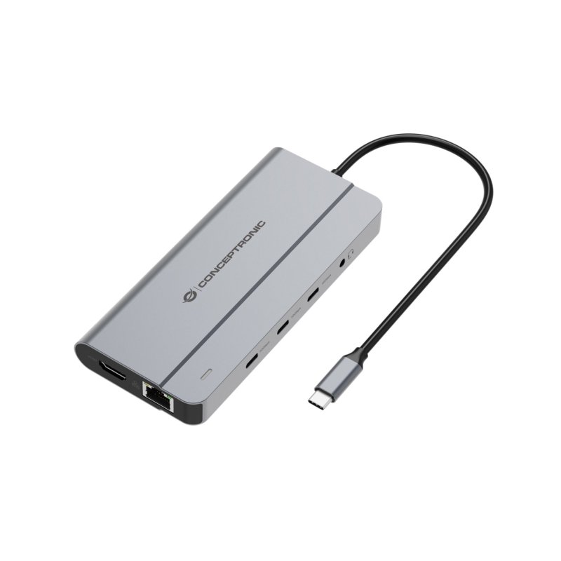 CONCEPTRONIC 10-1 Dock USB-C-HDMI/2xUSB-A/3xUSB-C/100WPD