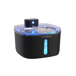 Nordic Paws - Drinking Fountain Fjord - 3,8l wireless - Sensor - Black