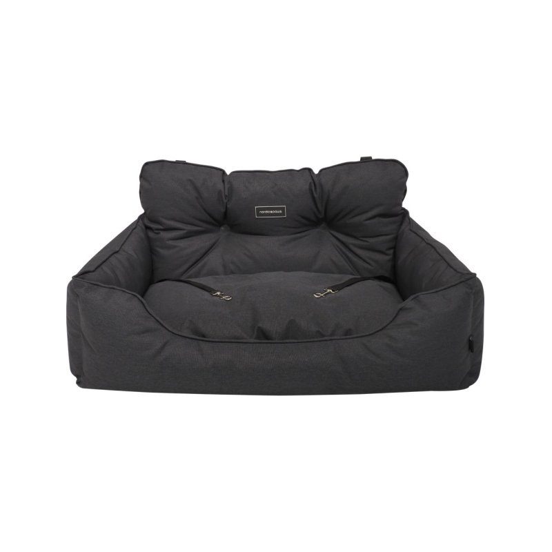 Nordic paws - Carseat Cozy Luxury L Charcoal Grey - L 80 x 50 x 35
