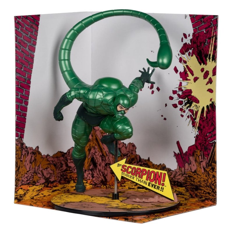 Marvel PVC Statue !/10 Scorpion (Metallic) (The Amazing Spider-Man 318) (Gold Label) 18 cm