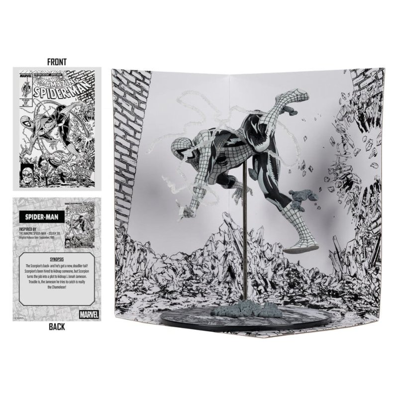 Marvel PVC Statue !/10 Spider-Man (Line Art) (The Amazing Spider-Man 318) (Gold Label) 17 cm