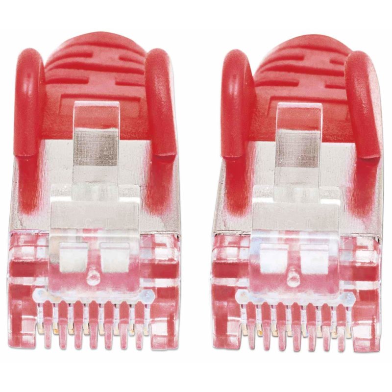 Intellinet 740579 câble de réseau Rouge 0,25 m Cat7 S/FTP (S-STP)