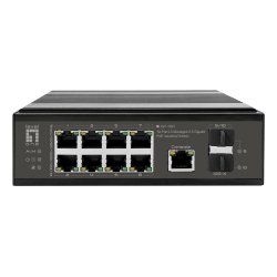 Industr.PoE Switch 8x2.5G PoE/2x1G/10G SFP Uplinks