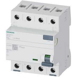 Siemens 5SV3344-3 circuit breaker 4P