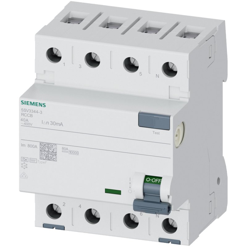 Siemens 5SV3344-3 coupe-circuits 4P