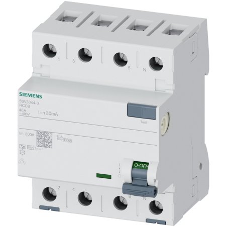Siemens 5SV3344-3 coupe-circuits 4P