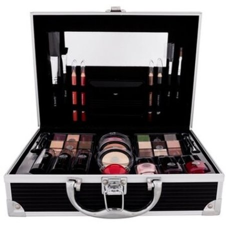 2K All About Beauty Train Case Black 60.2g