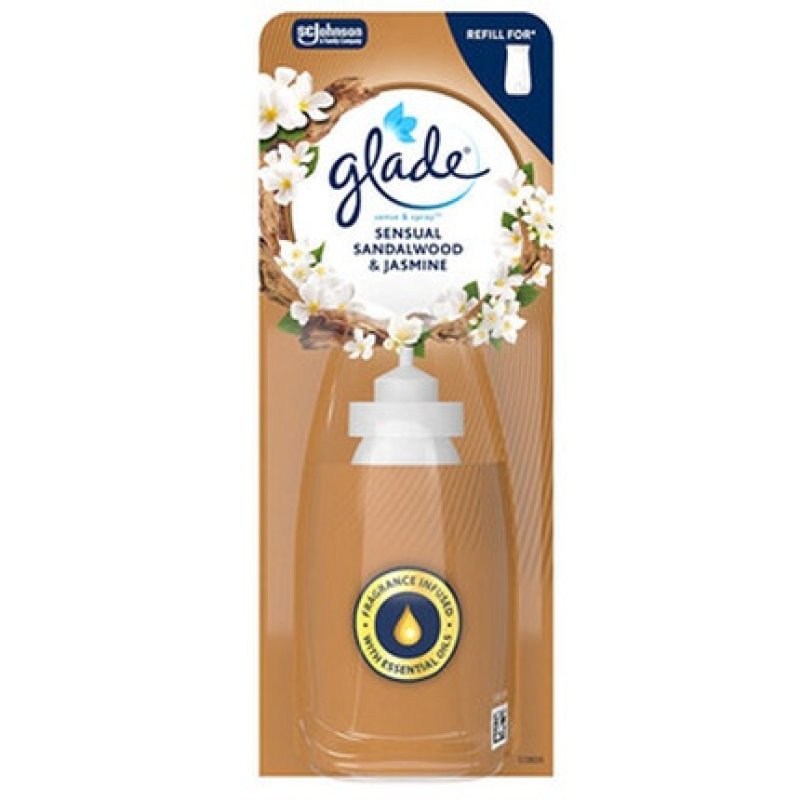 Glade Sense & Spray Sensual Sandalwood & Jasmine Air Freshener Refill