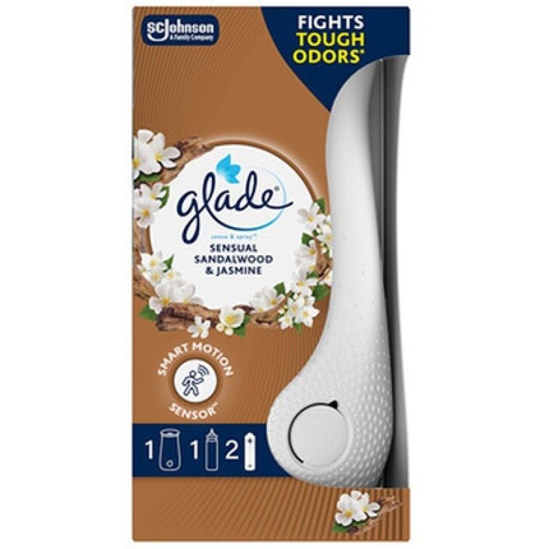 Glade Sense & Spray Automatic Air Freshener Refill Sensual Sandalwood & Jasmine