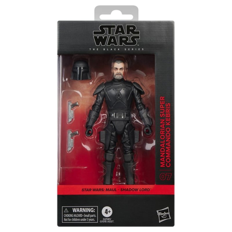 Star Wars: Maul – Shadow Lord Black Series Action Figure Mandalorian Super Commando Kebris 15 cm