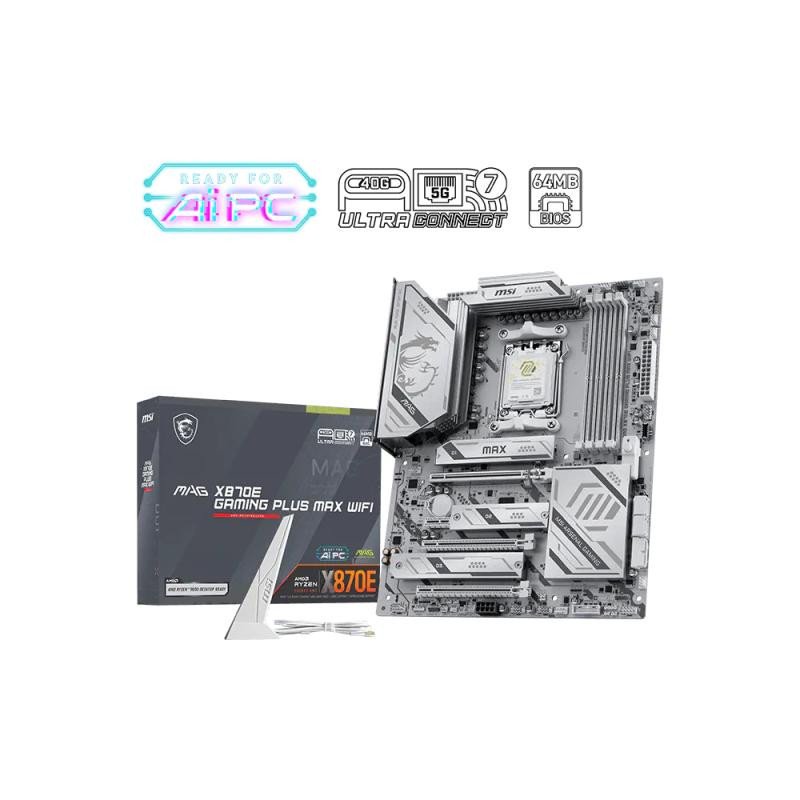 MB MSI AMD AM5 MAG X870E GAMING PLUS MAX WIFI
