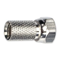 Fuba OVZ 035 F-Aufdrehstecker blank f.Kabeldurchmesser ca. 7mm HQ-Version