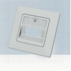 EasyLan CKVDUSL2R wall plate/switch cover White