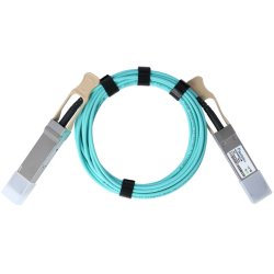 BlueOptics 100FRRA0100-BO InfiniBand/fibre optic cable 10 m QSFP28 AOC Blue, Stainless steel