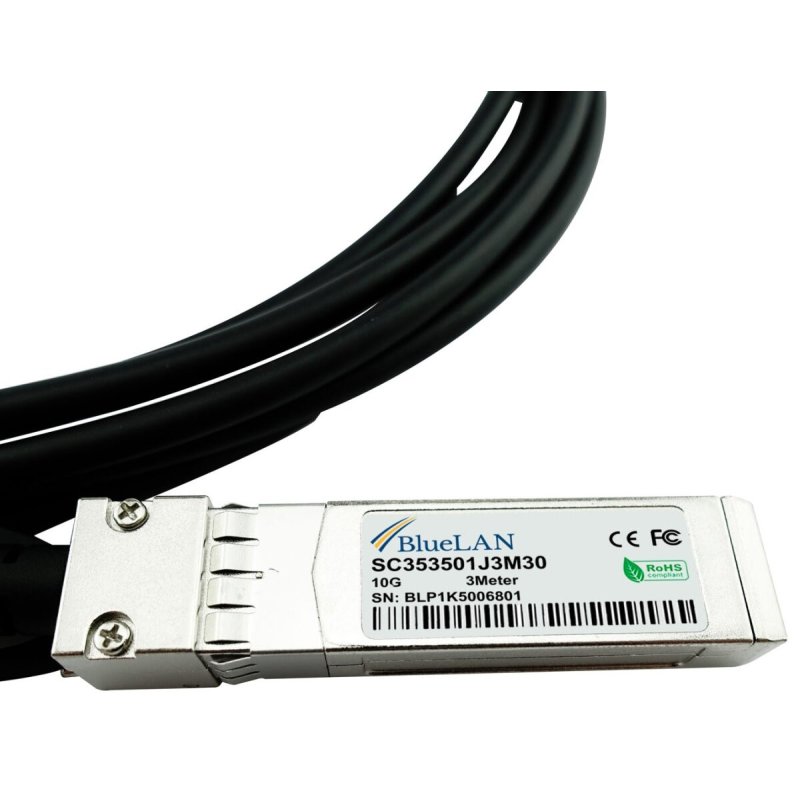 BlueOptics SFP-H10GB-CU1M câble InfiniBand et à fibres optiques 1 m SFP Noir