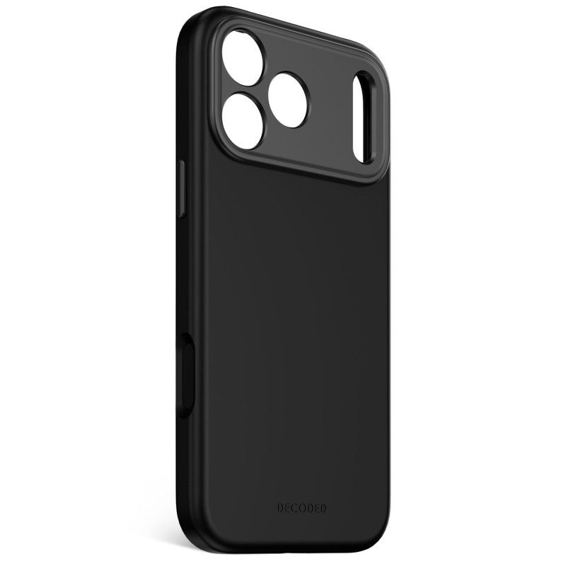Decoded Silicone Backcover Apple iPhone 17 Pro Max Phantom Black mobile phone case 17.5 cm (6.9") Cover