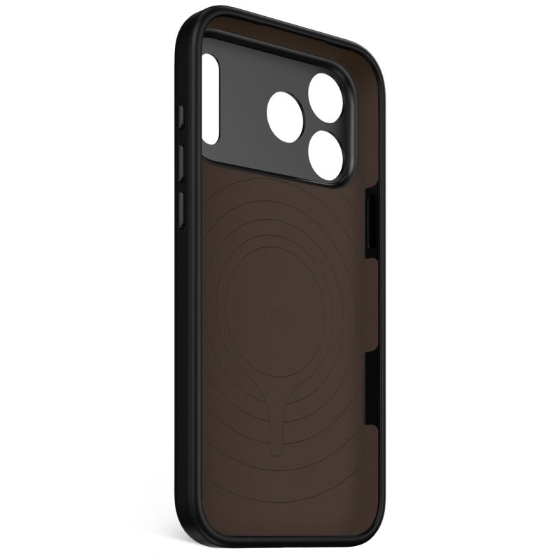 Decoded Silicone Backcover Apple iPhone 17 Pro Max Phantom Black mobile phone case 17.5 cm (6.9") Cover